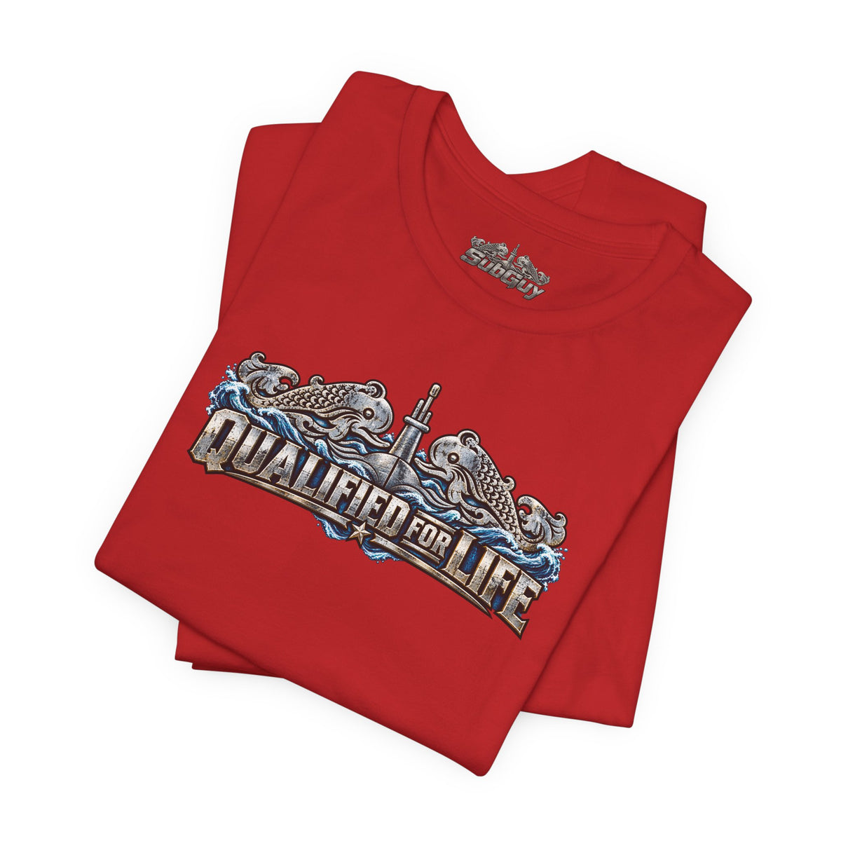 Qualified for Life – Vintage Submarine Dolphins T-Shirt