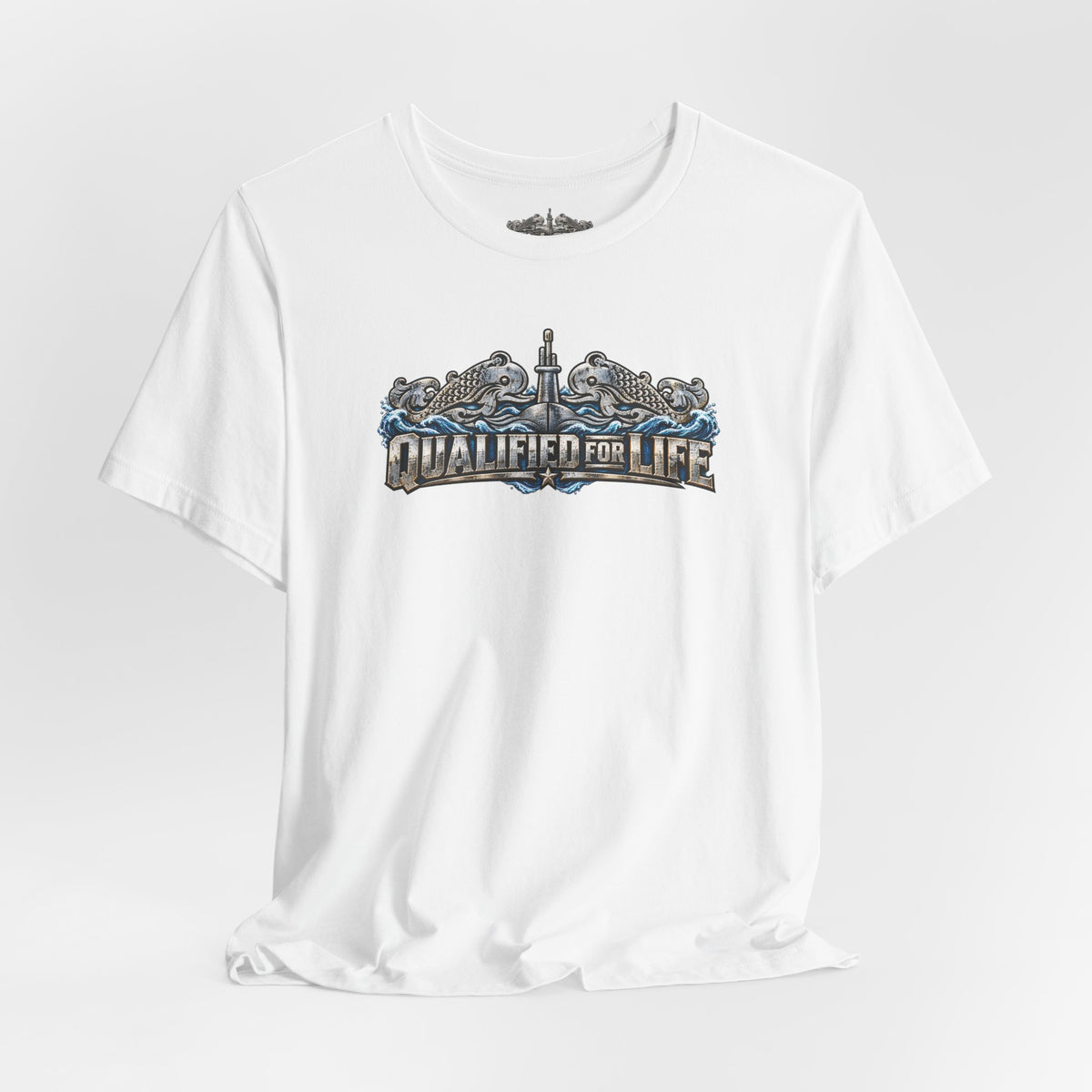 Qualified for Life – Vintage Submarine Dolphins T-Shirt