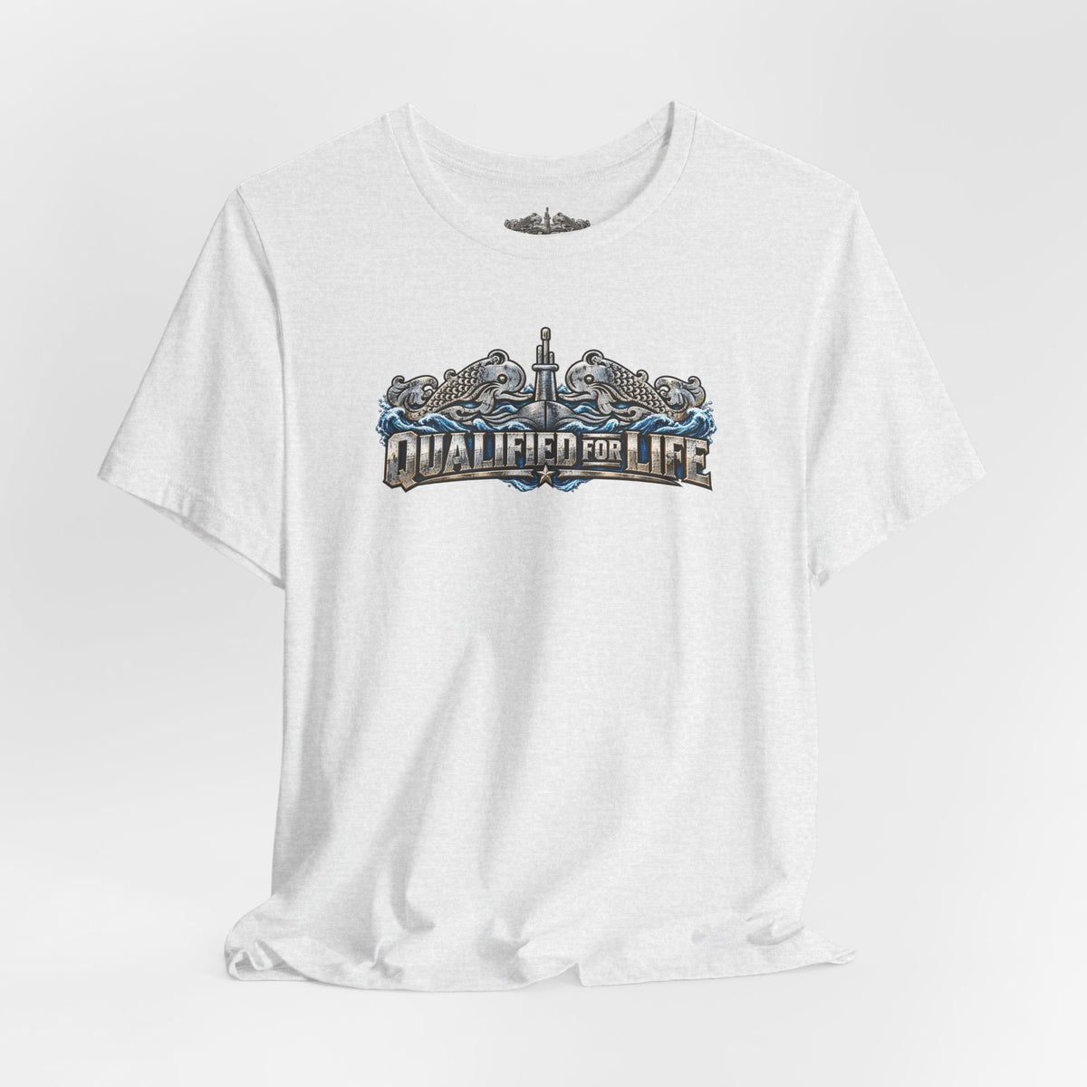 Qualified for Life – Vintage Submarine Dolphins T-Shirt