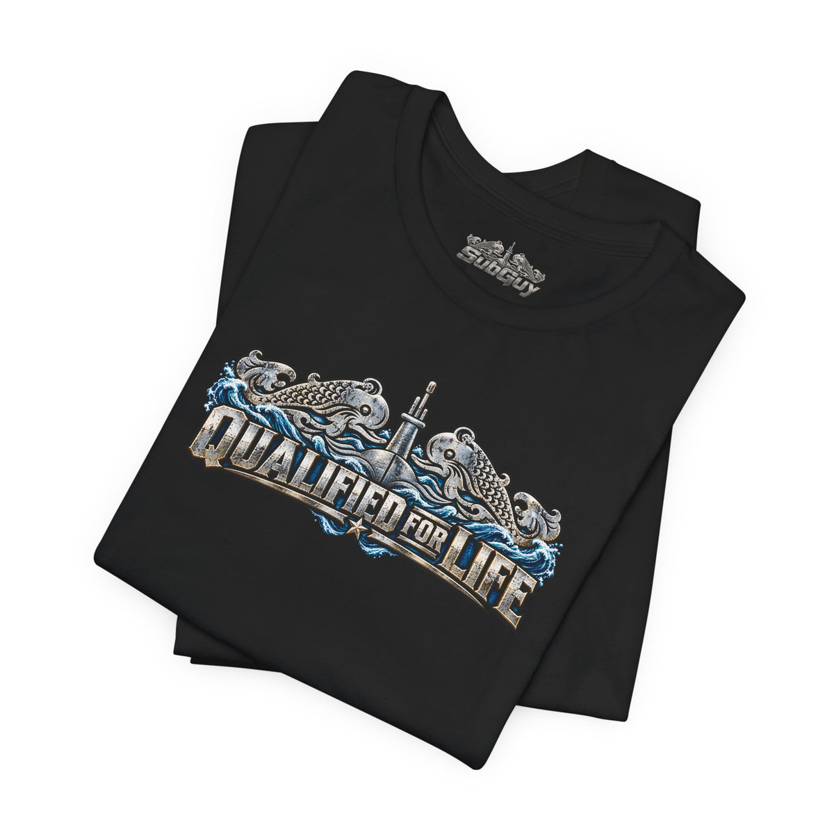 Qualified for Life – Vintage Submarine Dolphins T-Shirt