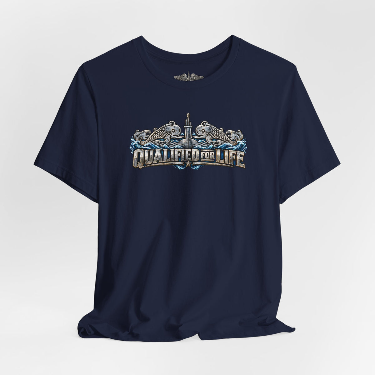 Qualified for Life – Vintage Submarine Dolphins T-Shirt