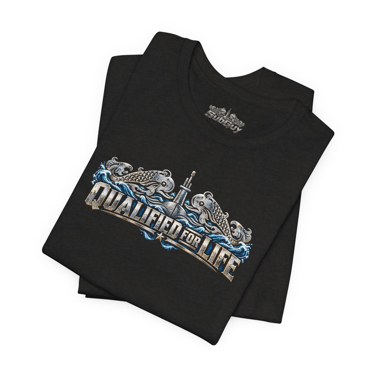 Qualified for Life – Vintage Submarine Dolphins T-Shirt