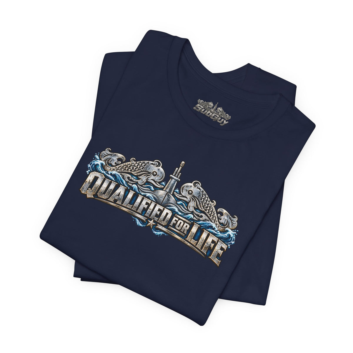 Qualified for Life – Vintage Submarine Dolphins T-Shirt