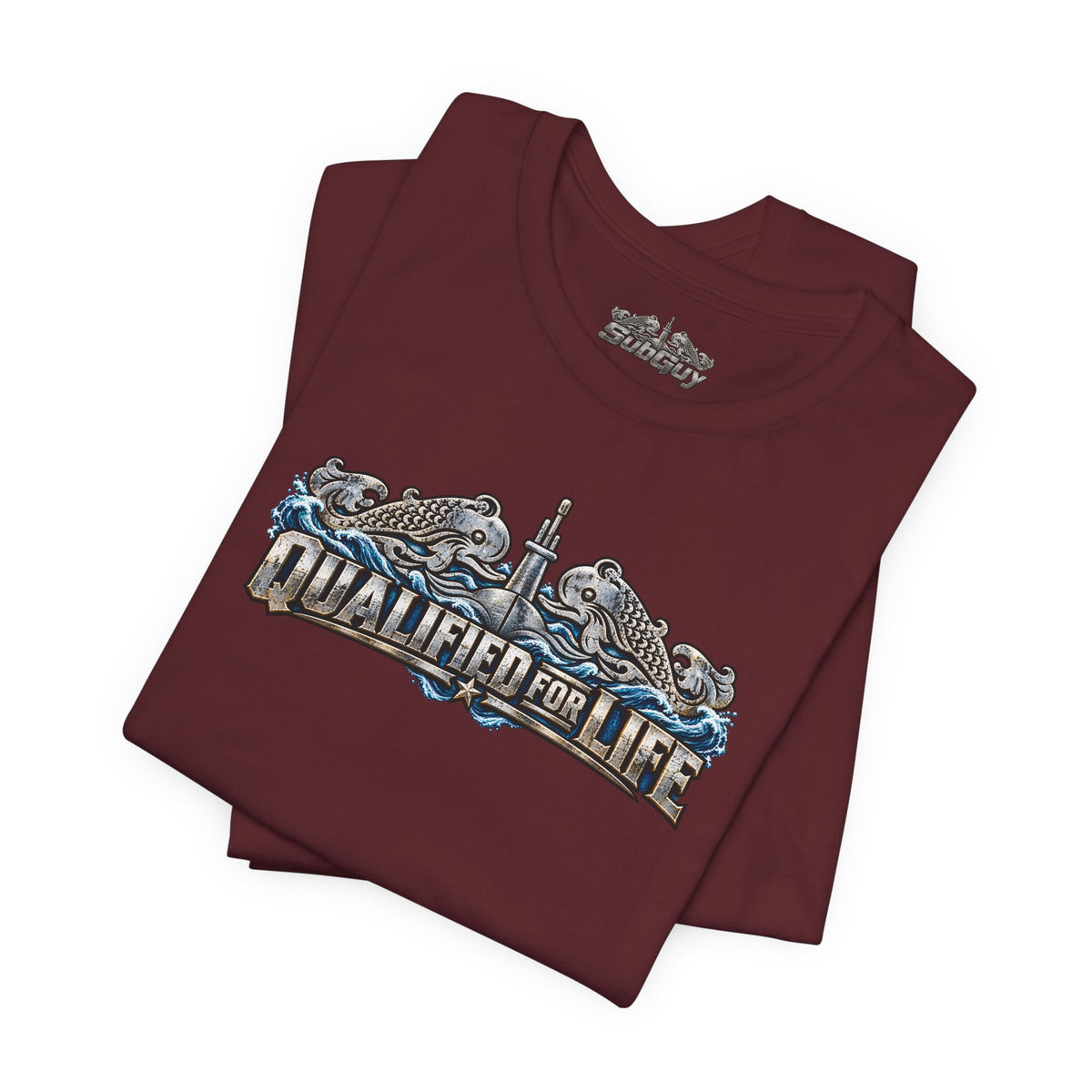 Qualified for Life – Vintage Submarine Dolphins T-Shirt
