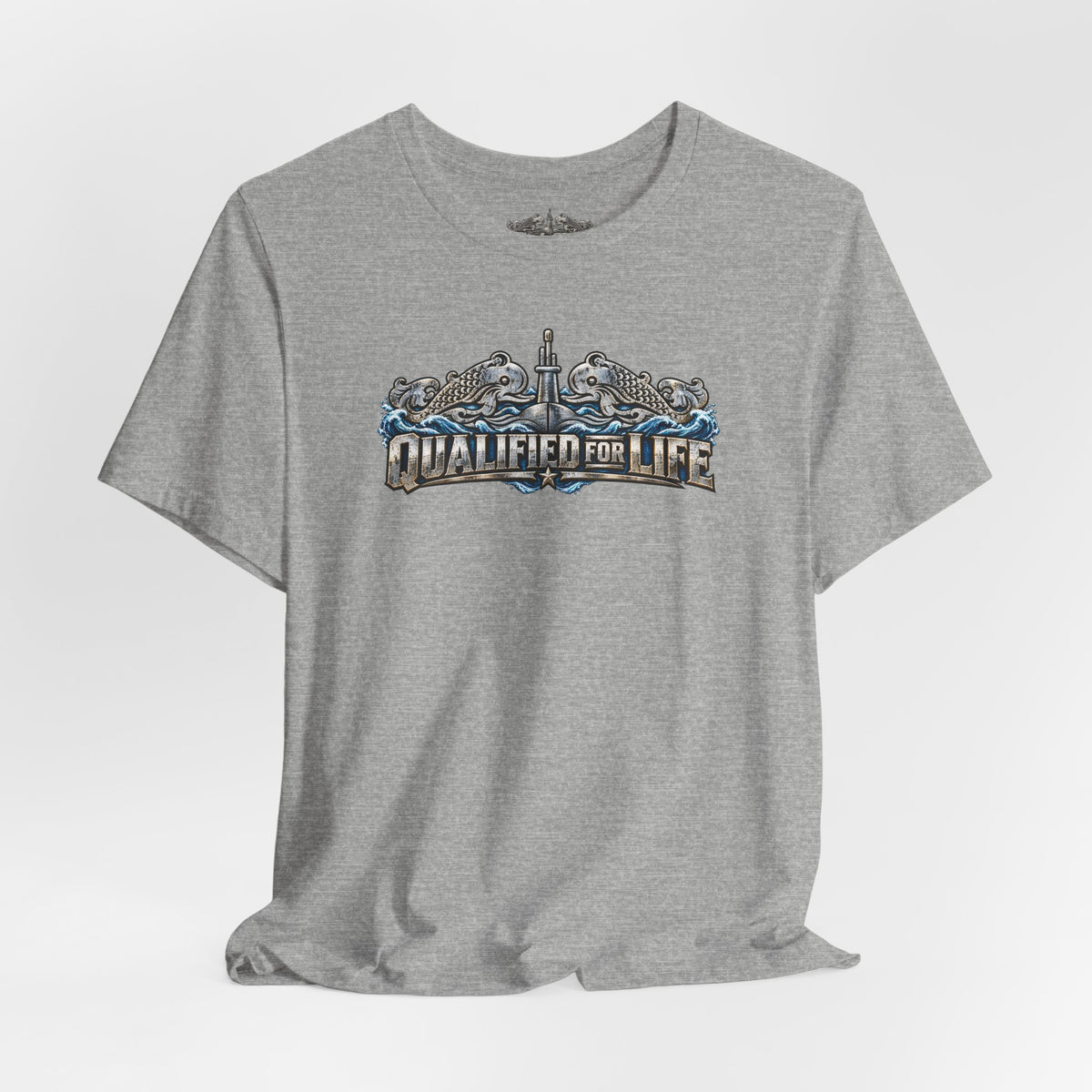 Qualified for Life – Vintage Submarine Dolphins T-Shirt