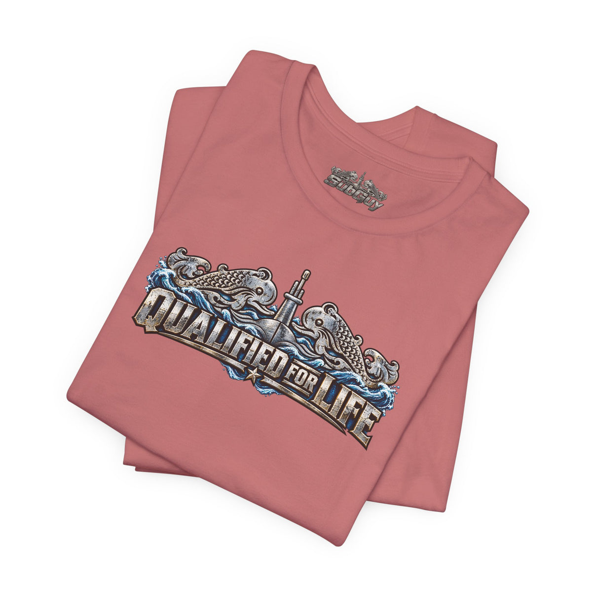 Qualified for Life – Vintage Submarine Dolphins T-Shirt