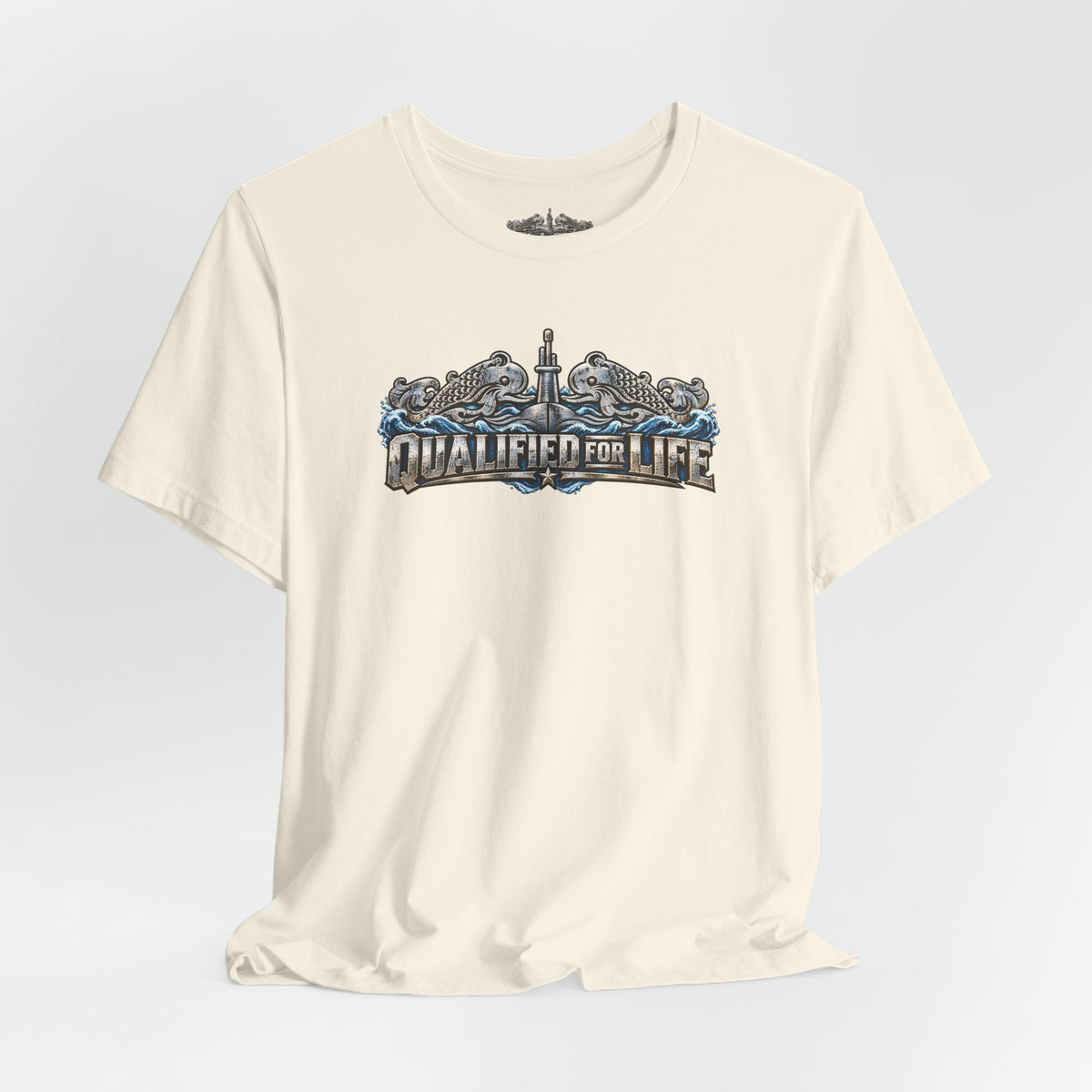 Qualified for Life – Vintage Submarine Dolphins T-Shirt