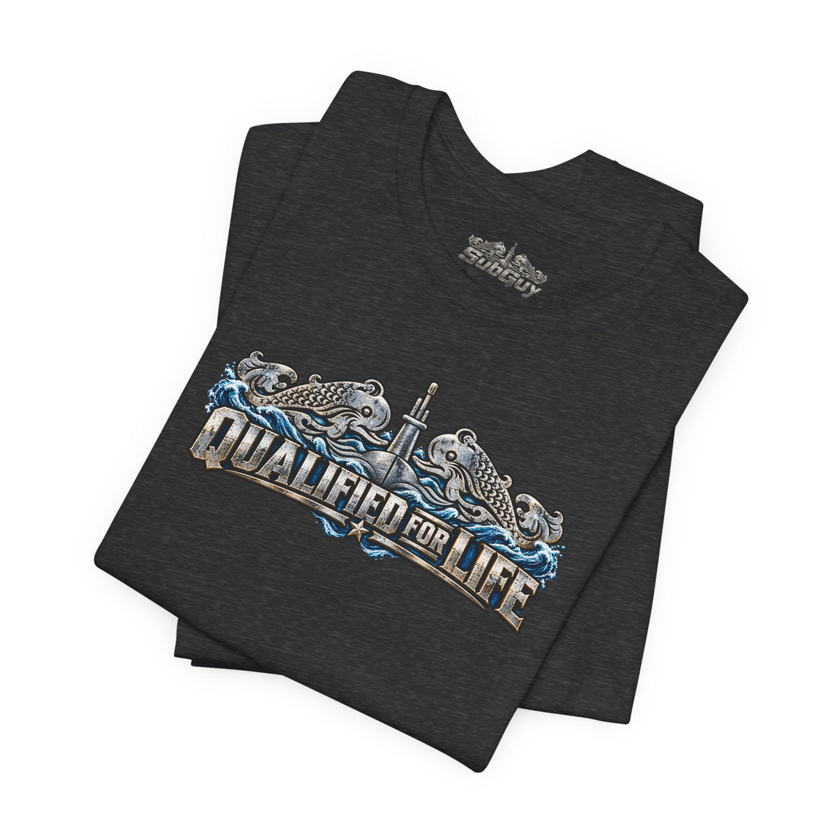 Qualified for Life – Vintage Submarine Dolphins T-Shirt