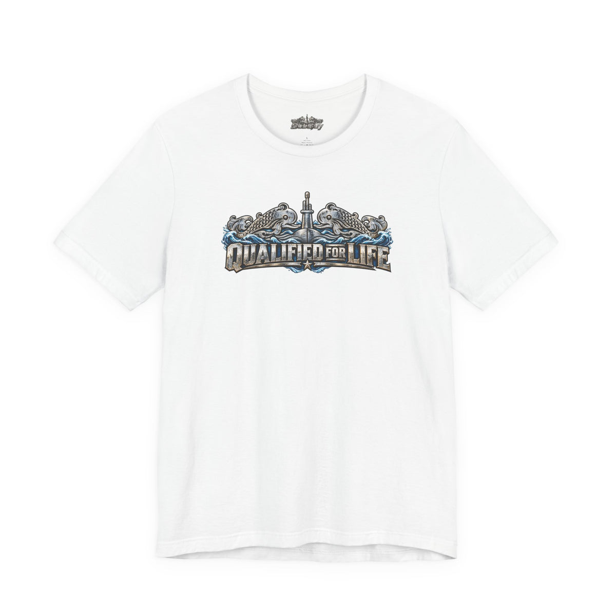 Qualified for Life – Vintage Submarine Dolphins T-Shirt