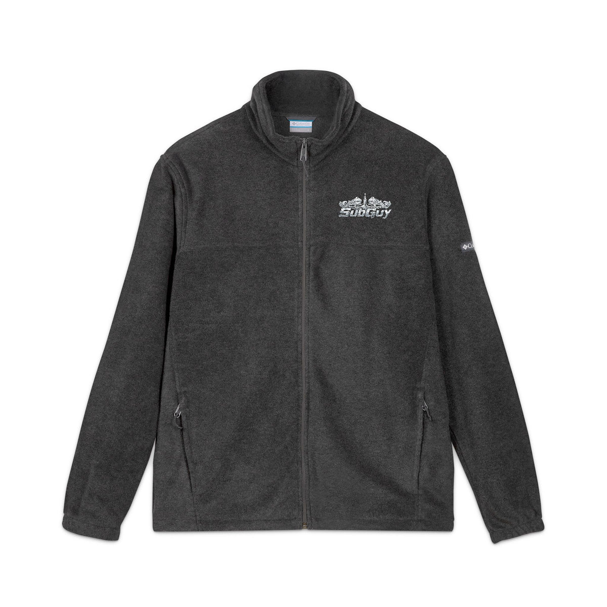 Embroidered Columbia Fleece Jacket — Submarine Dolphins